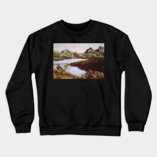 Dove Lake, Cradle Mountain, Tasmania Crewneck Sweatshirt